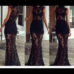 Black Lace-Dress
